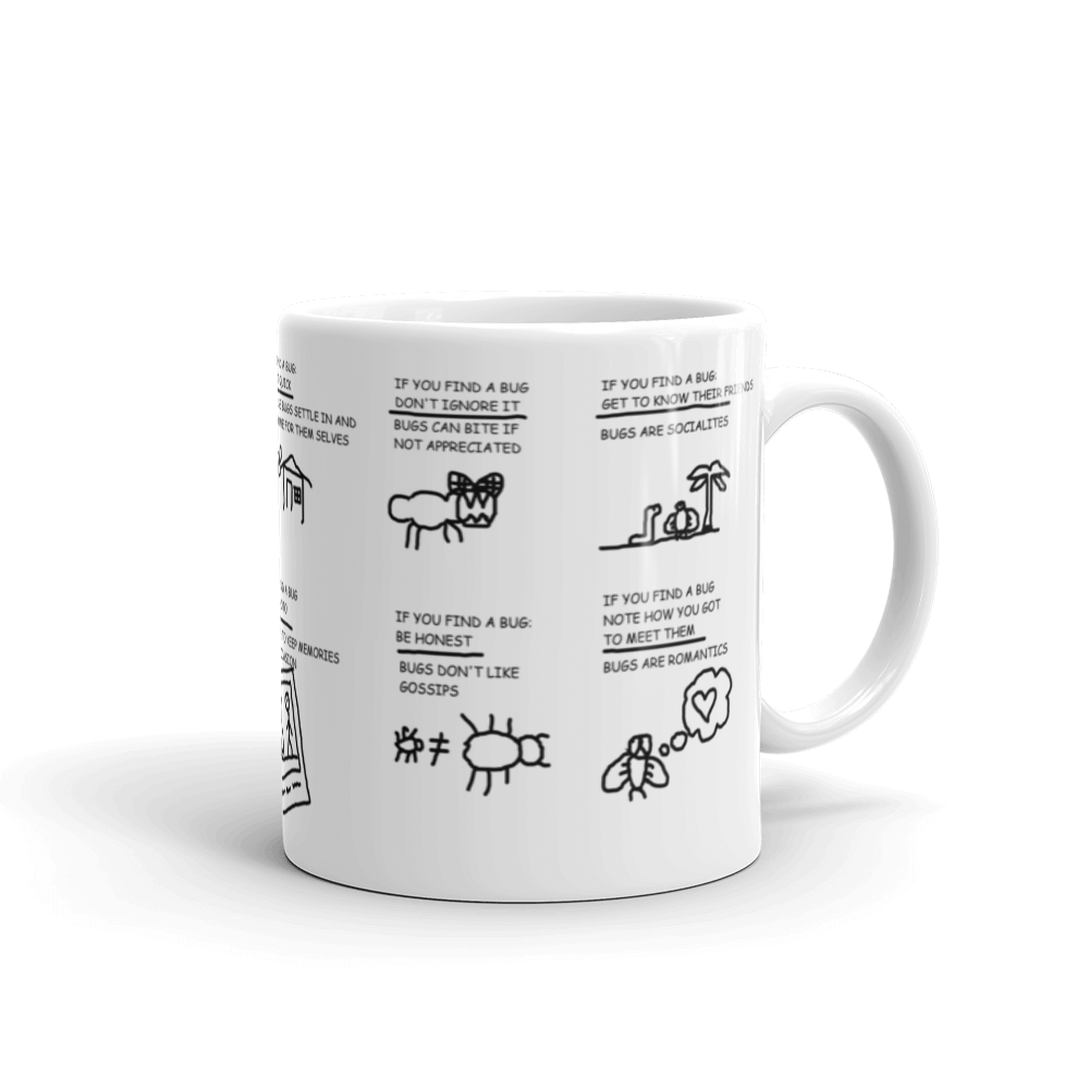 Bug Feelings Mug by Andy Glover