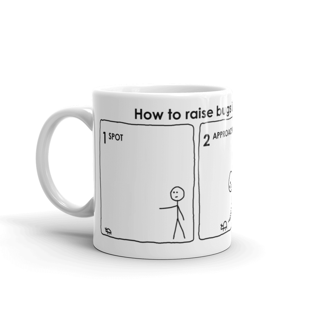 Raising Bugs Mug by Andy Glover