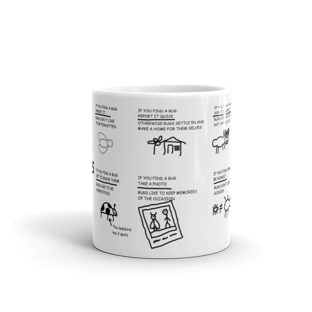 Bug Feelings Mug by Andy Glover