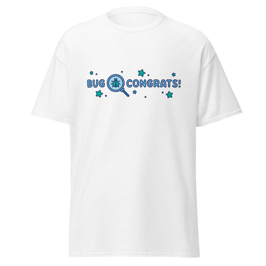 Bug Congrats! T-Shirt Unisex (Blue)
