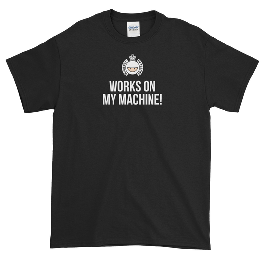 T-Shirt - Quotes - Works on My Machine + Logo - Men's