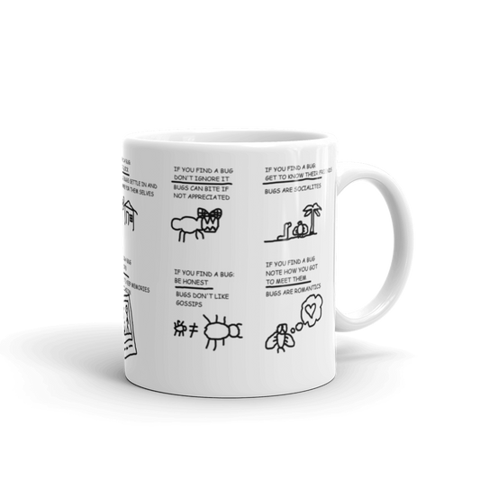 Bug Feelings Mug by Andy Glover